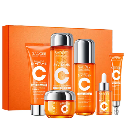 KIT DE CUIDADO FACIAL PREMIUM CON VITAMINA C